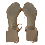 Dream Pairs Womens 10 Brown 1.75" Block Heel Round Open Toe Ankle Strap Shoes