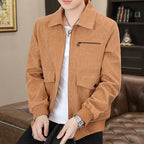Men's Corduroy Jacket - Stylish Casual Spring/Fall Outerwear