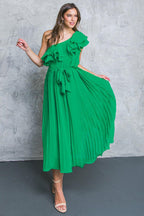 SUN-KISSED STYLE WOVEN MIDI DRESS