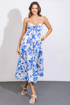 ACTIVE HIBERNATION WOVEN MIDI DRESS