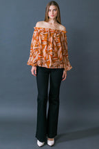 MAKE ME BELIEVE WOVEN TOP