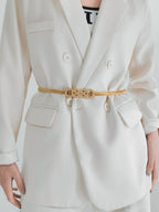 Knot Buckle Metal Belt