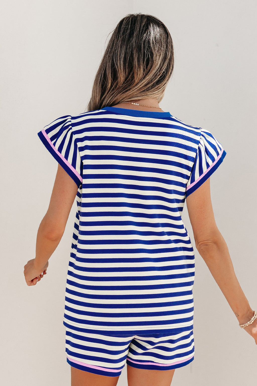 Xiomara Trim Cap Sleeve Top