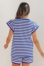 Xiomara Trim Cap Sleeve Top