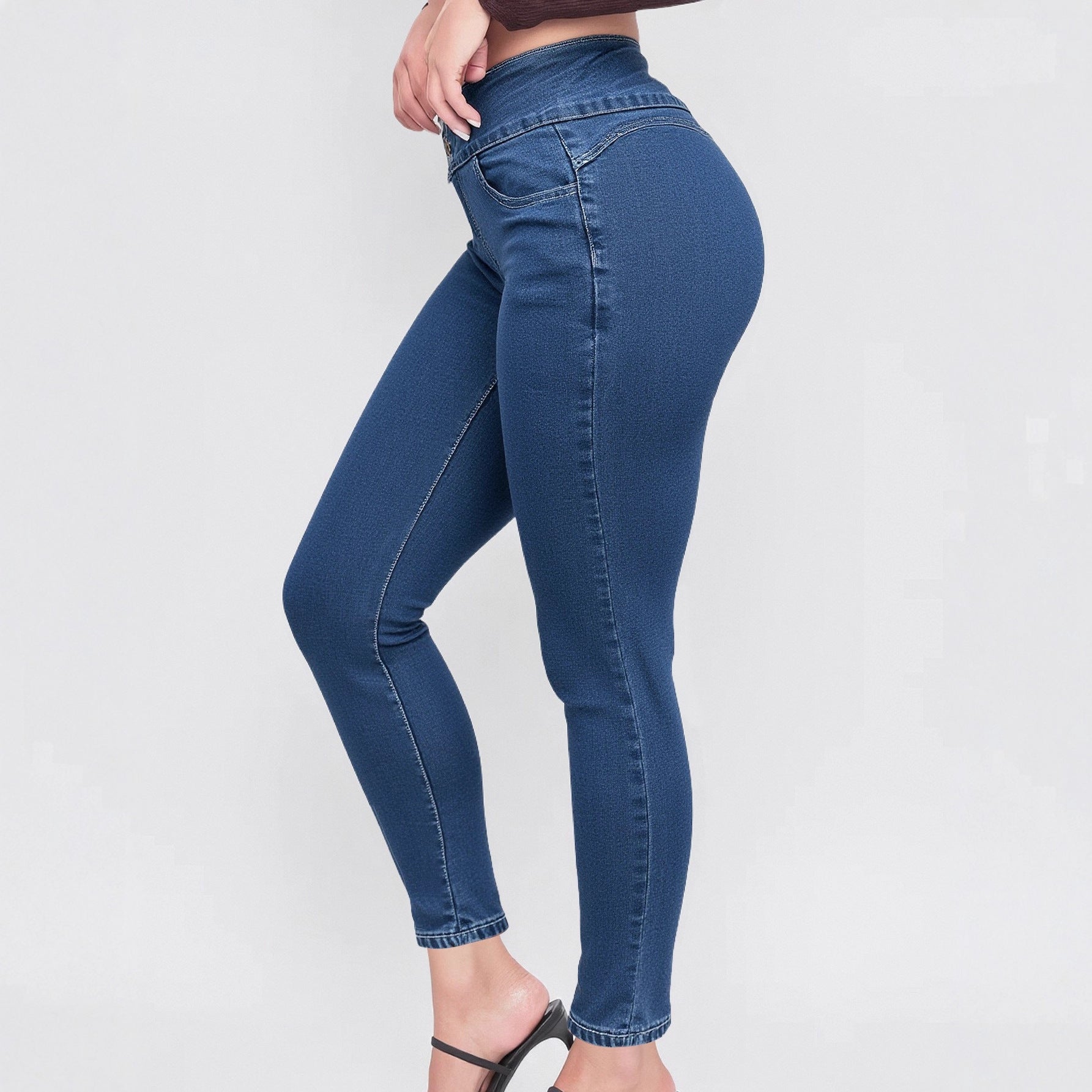 Womens Figure-flattering Stretchy Slimming Pants