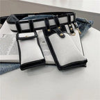 Fashion Women Leather Luxury Women Fanny Pack Black Retro Crossbody Shoulder Purse Wallet Party Bag For Women And Girl