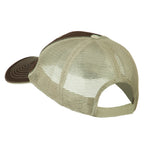 Sheriff Embroidered Big Size Garment Washed Mesh Cap