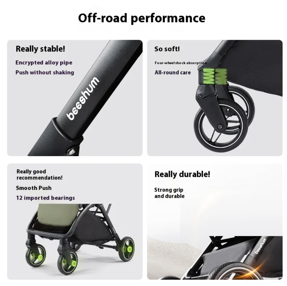 Lightweight Folding Baby Stroller