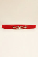 Alloy Buckle Elastic Belt