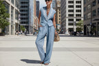 Women's Sleeveless Vest Top & Trousers Set – 2-Piece Casual Outfit