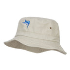 Sailfish Embroidered Big Size Washed Bucket Hat