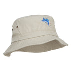 Sailfish Embroidered Big Size Washed Bucket Hat