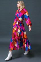 WISE WOMAN WOVEN MIDI DRESS