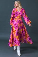 JUST WATCH ME WOVEN MIDI DRESS