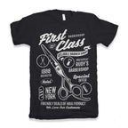 First Class Barber Men's Bamboo Viscose/Organic Cotton Short Sleeve Graphic T-Shirt