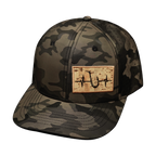 Fishing Hat - Baseball Hat Fit - Tan Camo - Laser Mesh