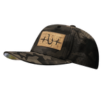 Fishing Hat - Baseball Hat Fit - Tan Camo - Laser Mesh