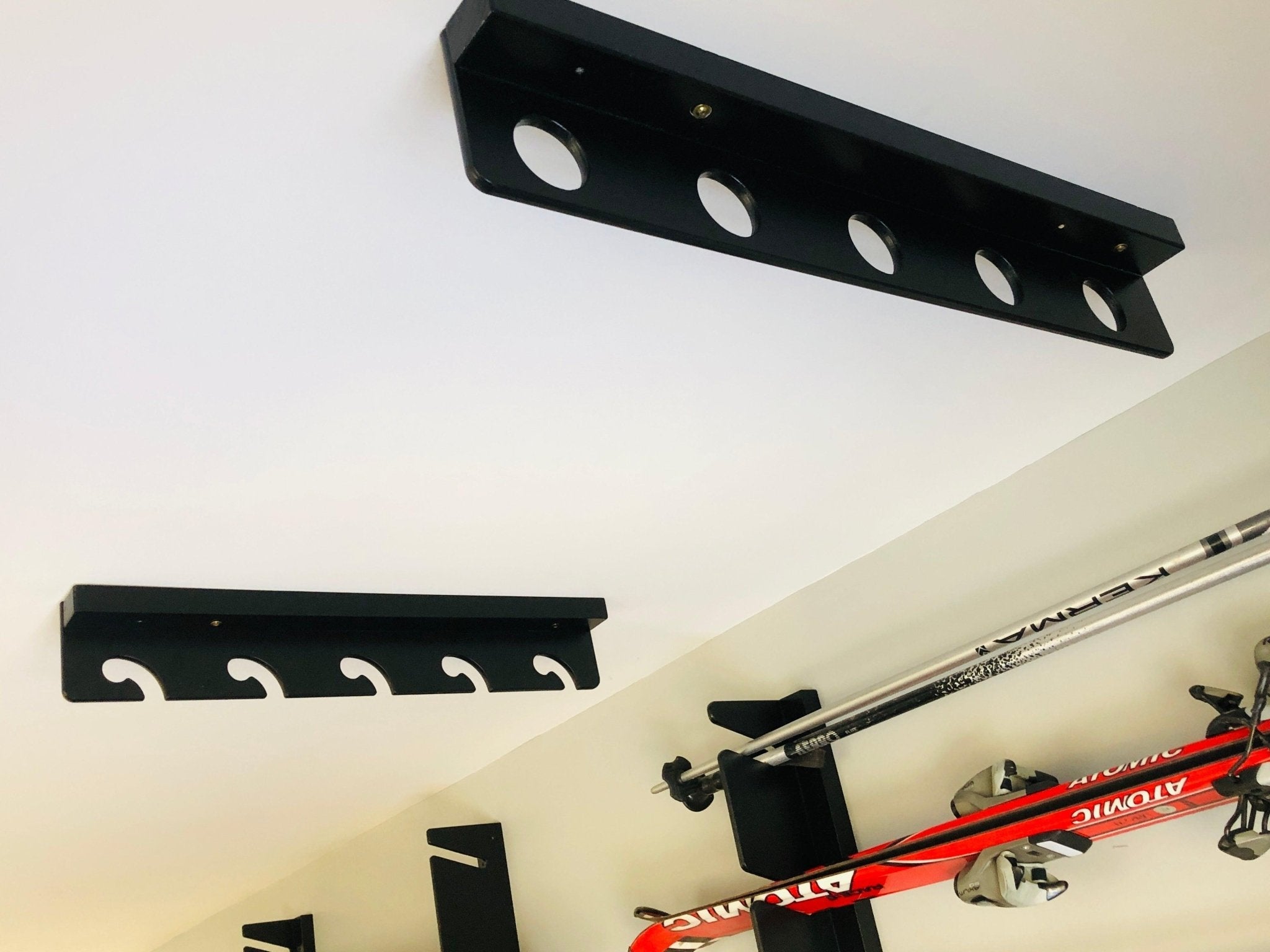 Wall-Mounted Fishing Rod Rack