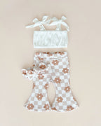Flare Set | Latte Daisy