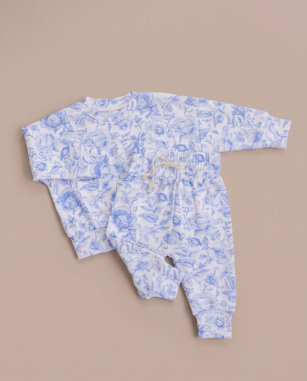 Jogger Set | Blue Flowers