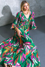 GONE COASTAL WOVEN MAXI DRESS