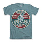 Football Competition Men's Bamboo Viscose/Organic Cotton Short Sleeve Graphic T-Shirt