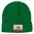 California Republic Embroidered Big Size Long Beanie