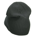 Big Size Sheriff Embroidered Ribbed Beanie
