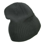 Big Size Sheriff Embroidered Ribbed Beanie