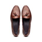 15-586-CGN FRANCO Italian Calfskin Tassel Loafer Cognac