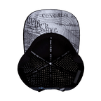 FREEDOM Hat - Black - Baseball Hat Fit - Laser Mesh