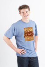 Freedom Motorcycles Men's Bamboo Viscose/Organic Cotton Short Sleeve Graphic T-Shirt