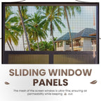 Terrace Fully-Enclosed Outdoor Black Sunroom With Lockable Sliding Doors And Galvanized Double Steel Roof (SAK81634)