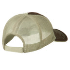 Grey American Flag Patched Big Size Washed Mesh Cap
