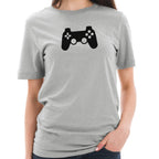Game Controller Graphic Design Short Sleeve Cotton Jersey T-Shirt
