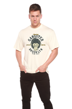 Gangster Brooklyn Men's Bamboo Viscose/Organic Cotton Short Sleeve Graphic T-Shirt