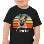 Dog Cat Custom Photo Kids Size Shirt, Custom Photo Shirt For Kids