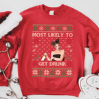 Most Likely Family Custom Photo Christmas Sweater