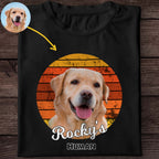 Vintage Retro Sunset Dog Shirt