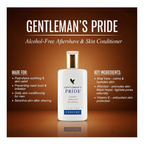 This aloe powered aftershave is a super hydrating moisturizer for your face and neck. It's also alcohol-free and features an exclusive blend of ingredients that provides a cooling sensation with a clean and classically sophisticated masculine scent