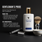 This aloe powered aftershave is a super hydrating moisturizer for your face and neck. It's also alcohol-free and features an exclusive blend of ingredients that provides a cooling sensation with a clean and classically sophisticated masculine scent