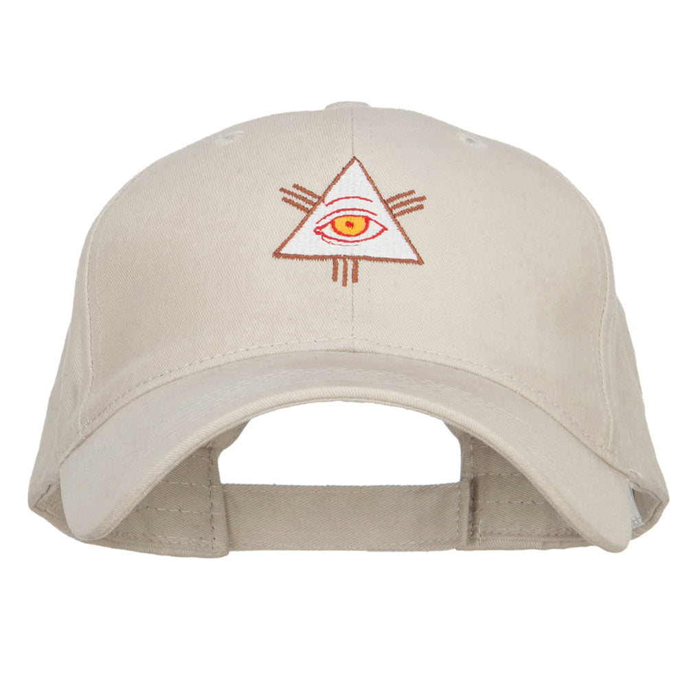 All Seeing Eye Embroidered Big Cotton Cap