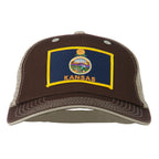 Big Mesh State Kansas Patch Cap