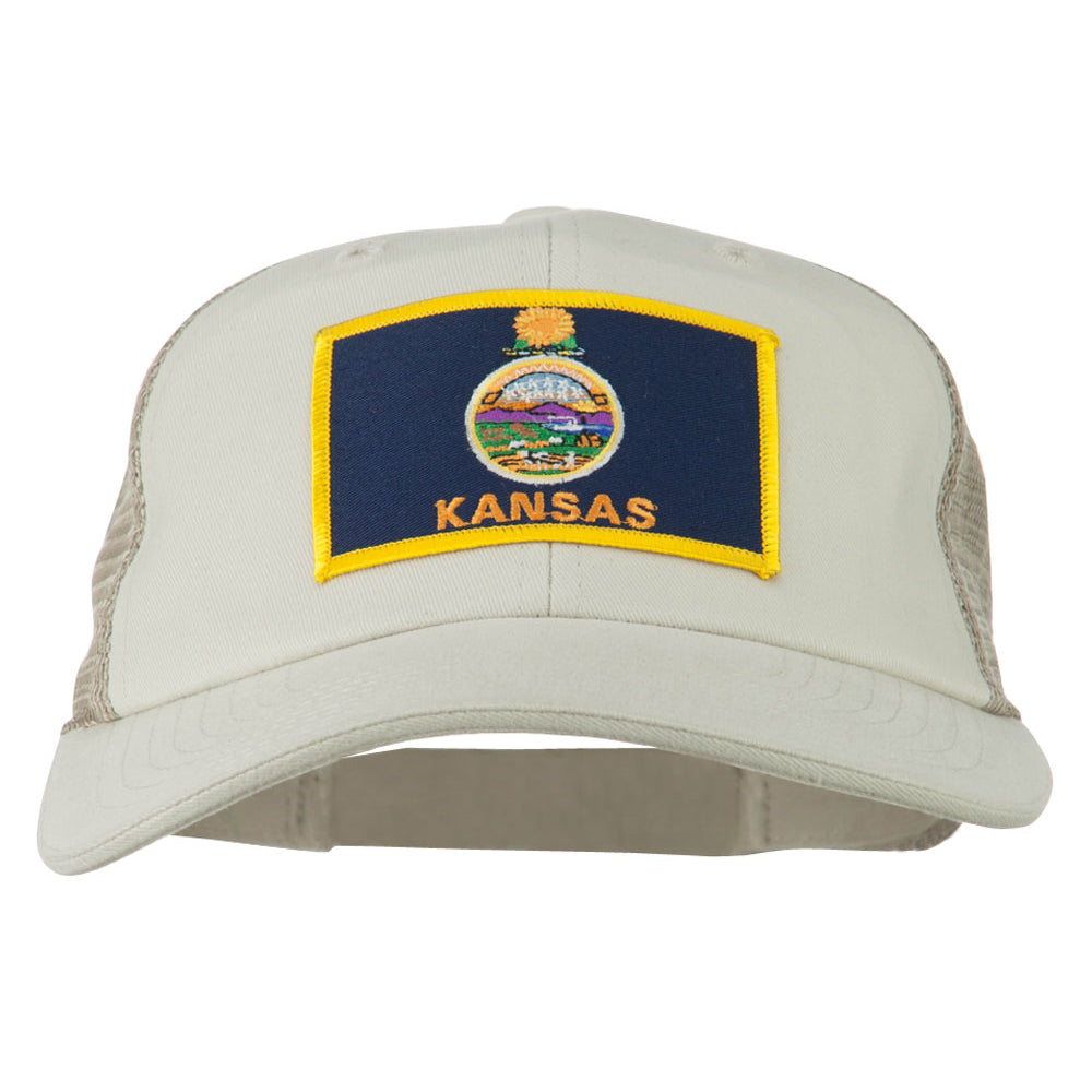 Big Mesh State Kansas Patch Cap