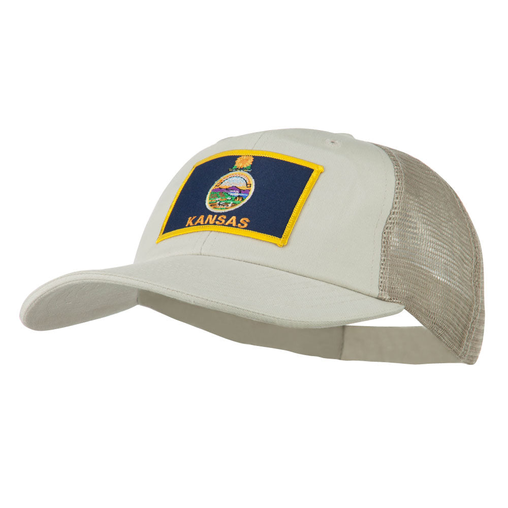 Big Mesh State Kansas Patch Cap