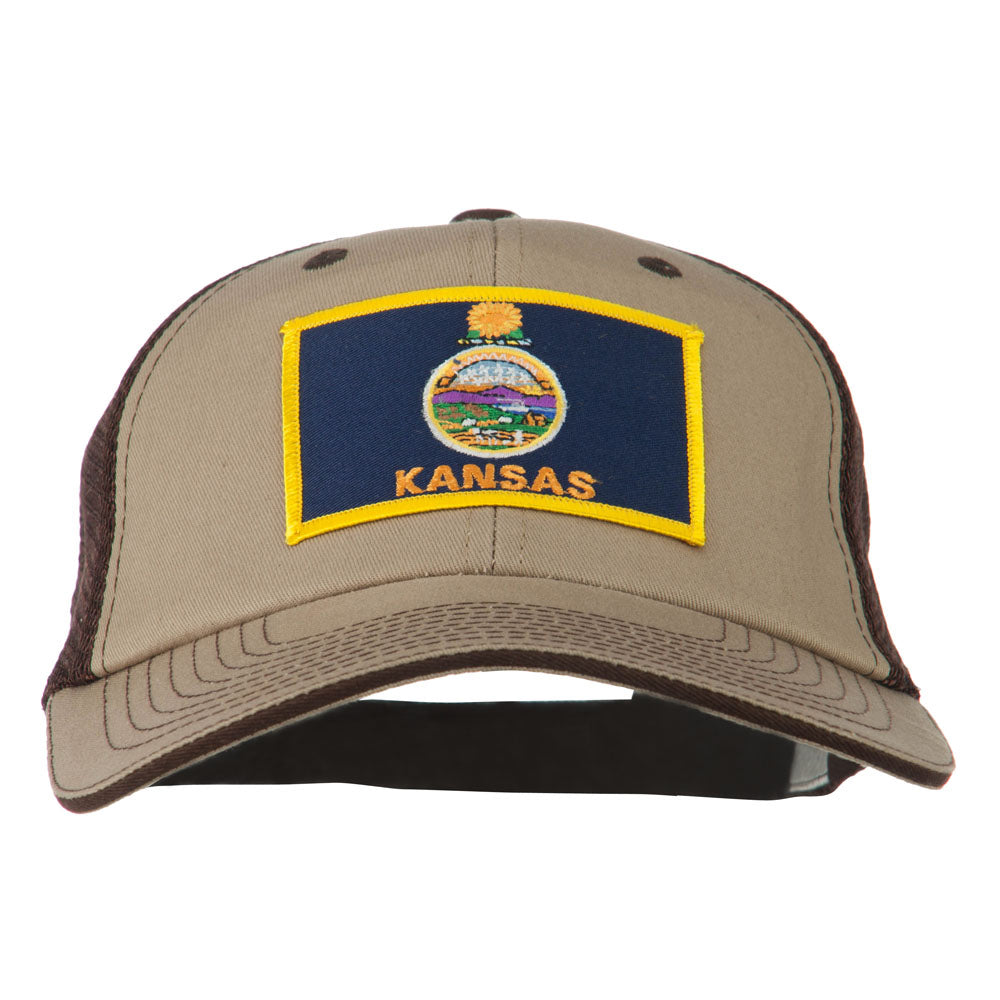 Big Mesh State Kansas Patch Cap