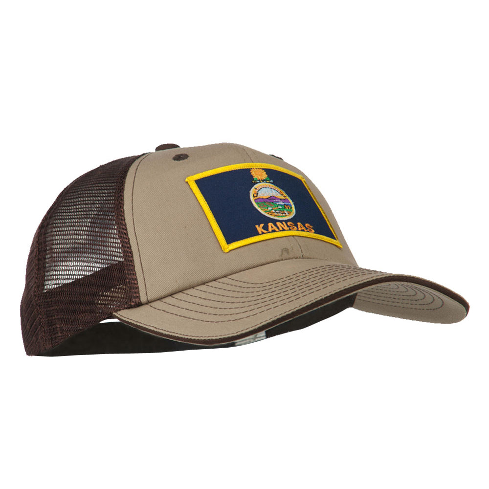 Big Mesh State Kansas Patch Cap