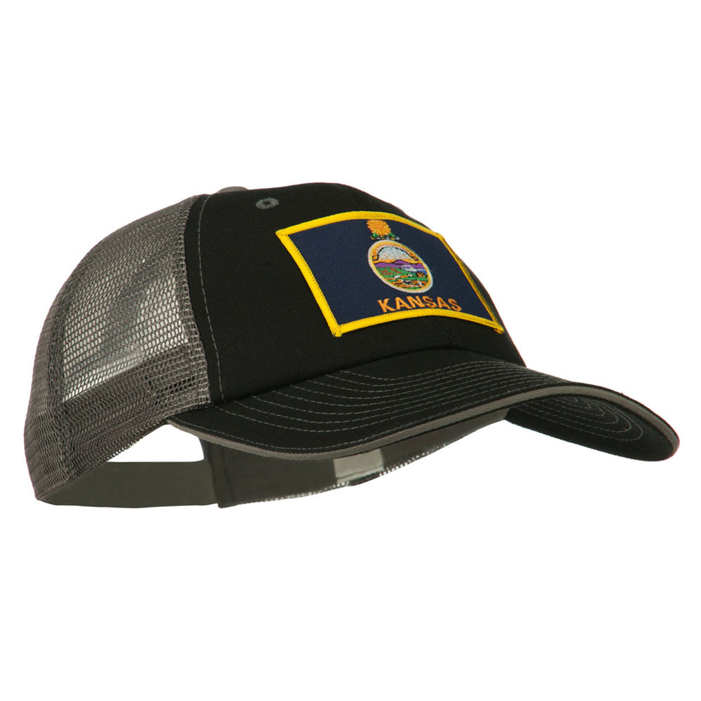 Big Mesh State Kansas Patch Cap