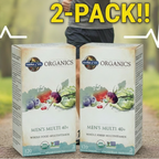 Garden of Life Organics Men's 40+ Tablets 120ct  2Pack! 240ct Total