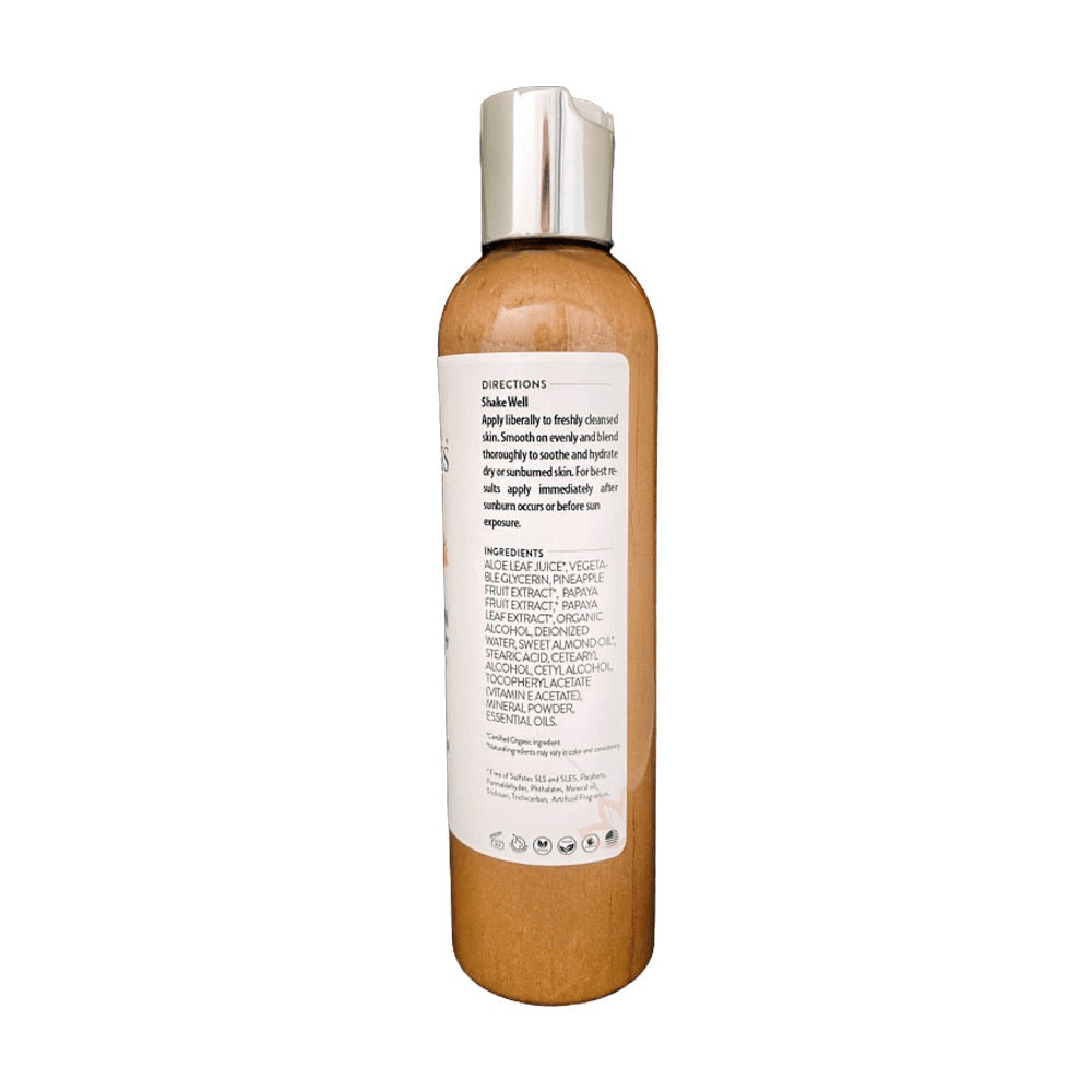 Glimmer Goddess Organic After Sun Lotion - Tan Extender & Luminizing Shimmer